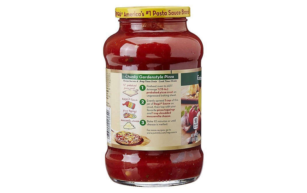 Ragu Chunky Mama's Special Garden Sauce   Glass Jar  680 grams